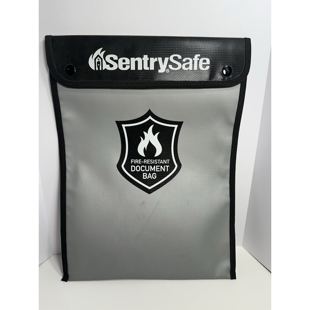 SentrySafe Fire & Water Resistant Document‎ Bag with Zipper Pre Owned Excellent